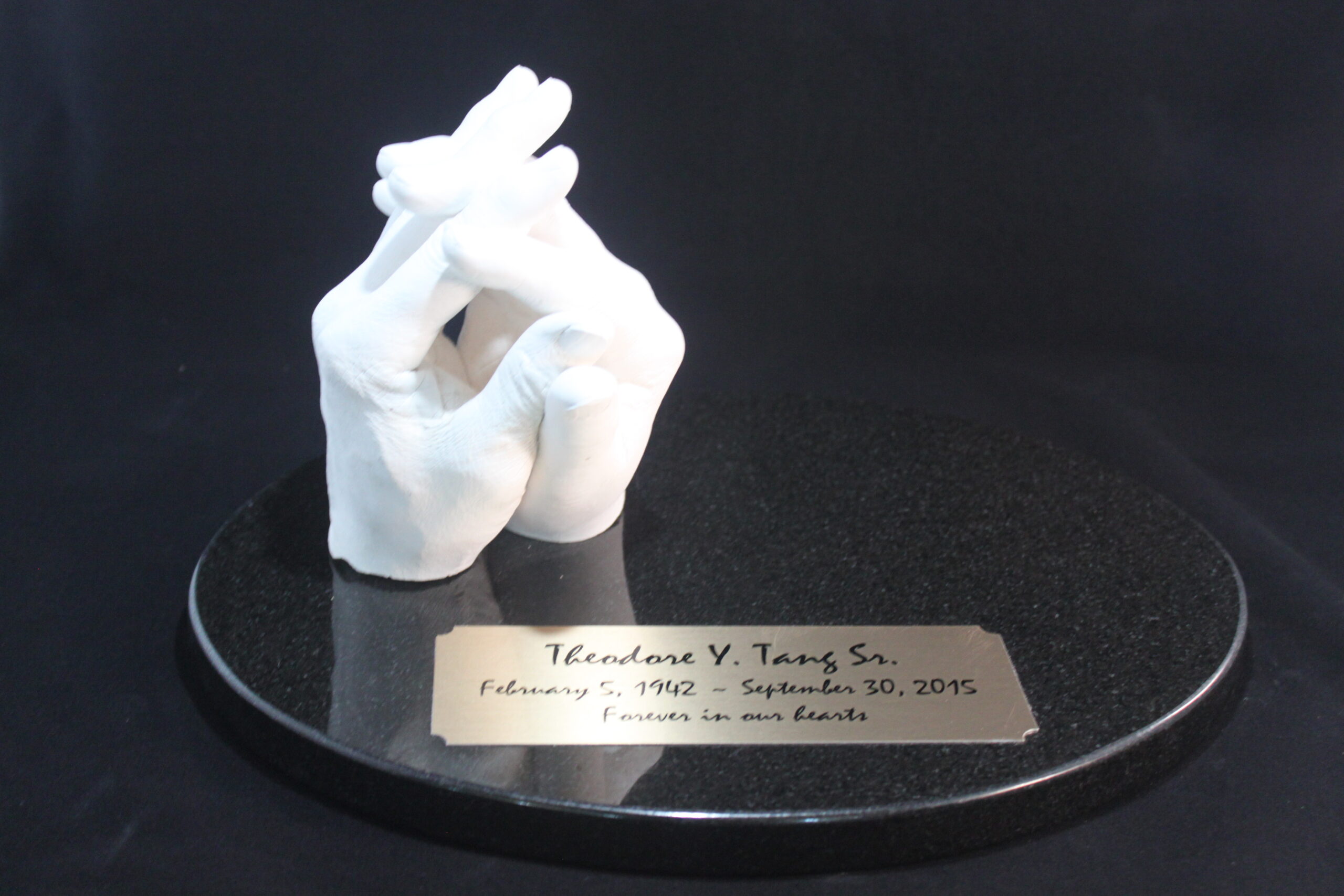 Product and Services | Hand Casting Memorial Keepsake Honoring a Late Father-in-Law